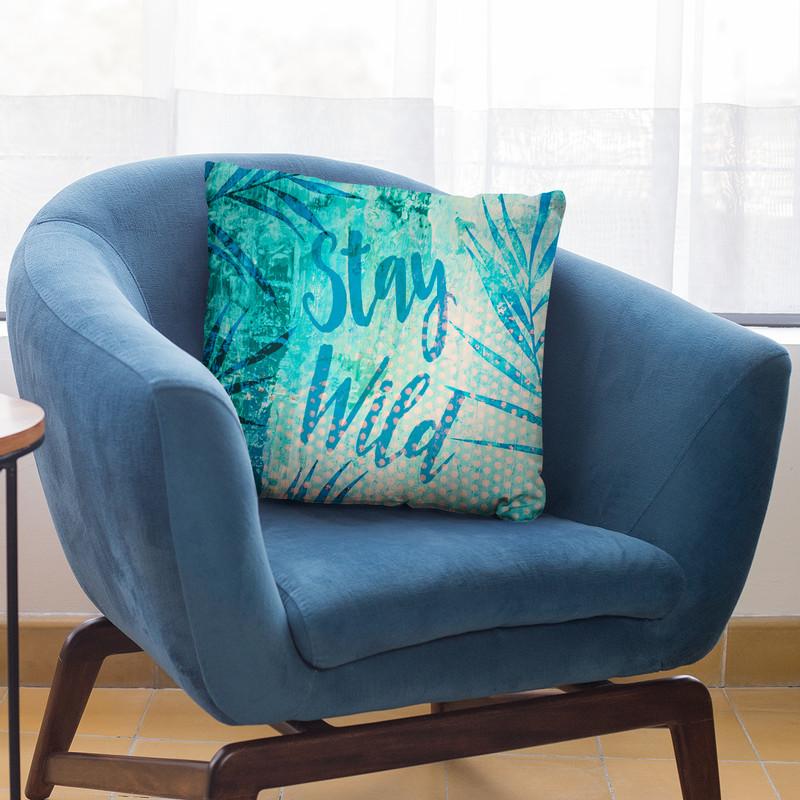 Stay Wild Throw Pillow By Andrea Haase