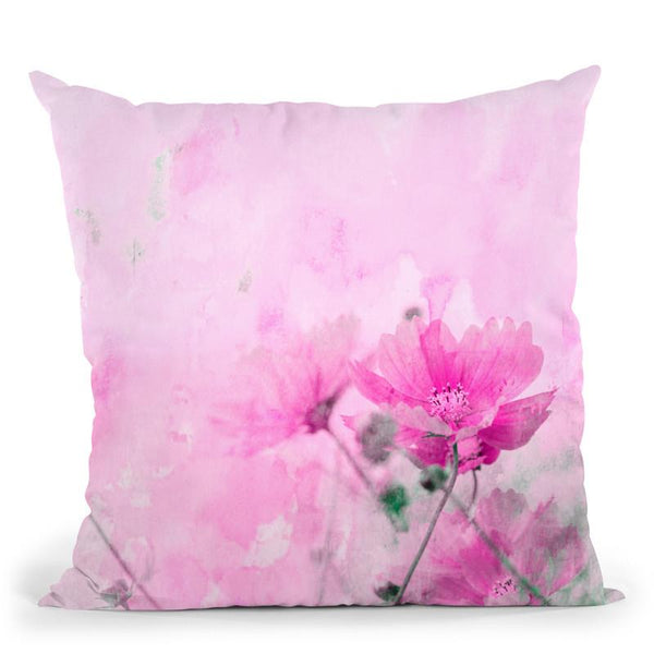 Summer Flower Throw Pillow By Andrea Haase