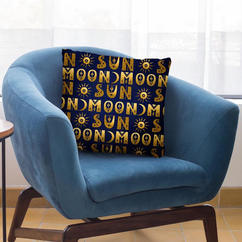 Sun Moon Throw Pillow By Andrea Haase