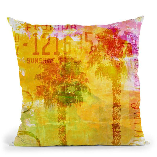 Sunshine State Throw Pillow By Andrea Haase
