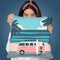 Surfers Beach Throw Pillow By Andrea Haase