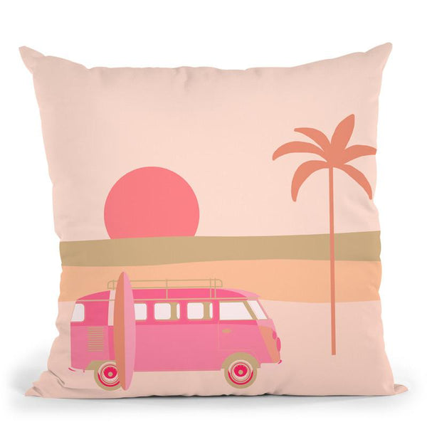 Surfers Paradise Boho Beach Throw Pillow By Andrea Haase