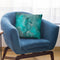 Teal Doodle Seahorse Throw Pillow By Andrea Haase