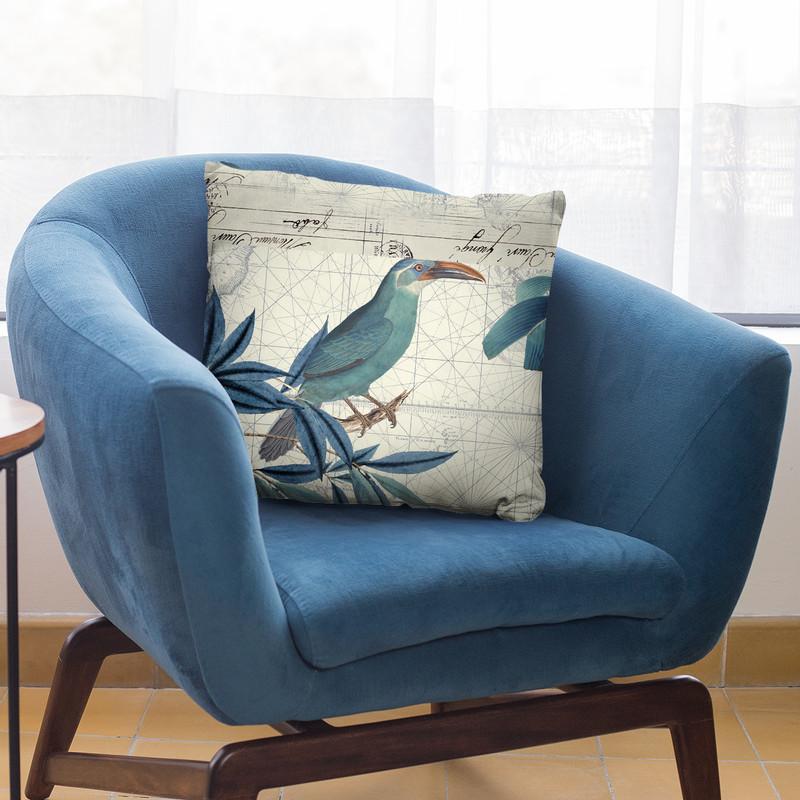 The Birds Voyage I Throw Pillow By Andrea Haase