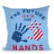 The Future Is In Our Hands Throw Pillow By Andrea Haase