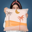 The Silence Of The Desert Throw Pillow By Andrea Haase