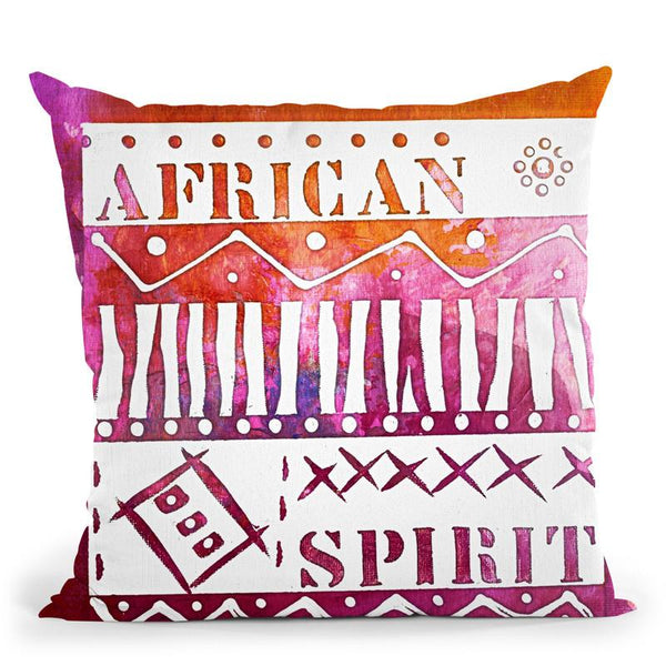 The Spirit Of Africa Throw Pillow By Andrea Haase