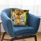 Tiger Look Throw Pillow By Andrea Haase