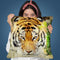Tiger Look Throw Pillow By Andrea Haase