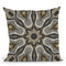 Tile Gold Grey Throw Pillow By Andrea Haase