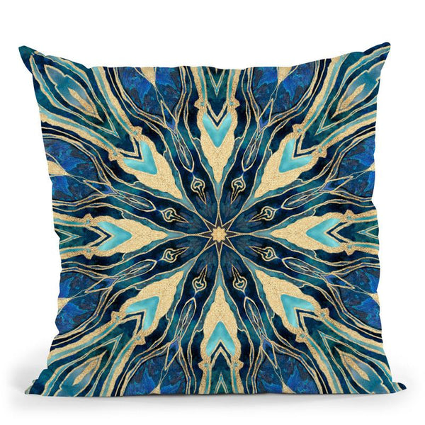 Tile Octagon Gemstone Throw Pillow By Andrea Haase