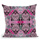 Tile Roar Throw Pillow By Andrea Haase