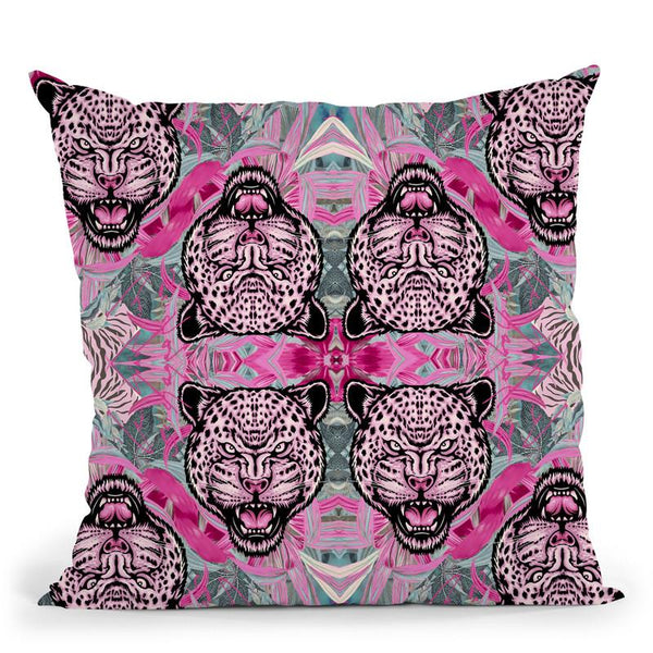 Tile Roar Throw Pillow By Andrea Haase