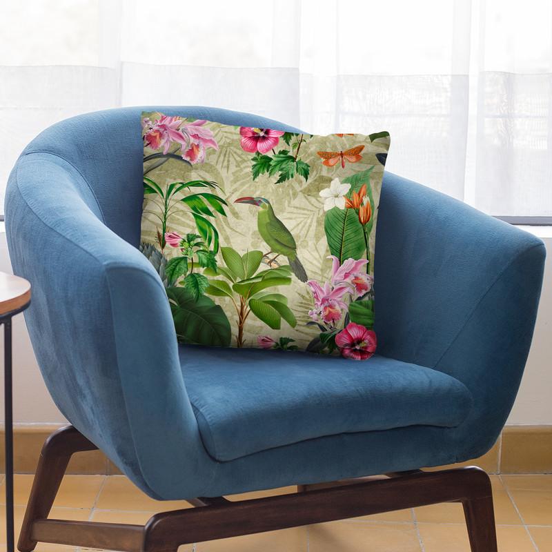 Toucans Paradise Throw Pillow By Andrea Haase