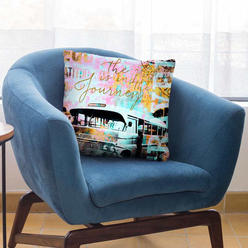 Travel I Throw Pillow By Andrea Haase