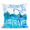 Travel Throw Pillow By Andrea Haase