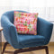 Tropical Background Happy Quote Throw Pillow By Andrea Haase