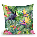 Tropical Birds Ii Throw Pillow By Andrea Haase