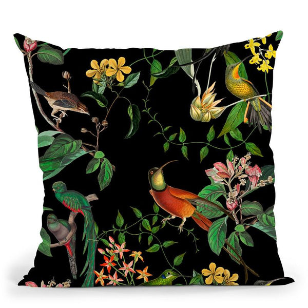 Tropical Hummingbirds Master Throw Pillow By Andrea Haase