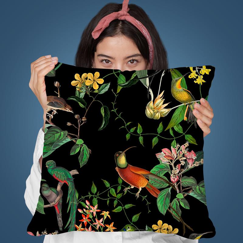 Tropical Hummingbirds Master Throw Pillow By Andrea Haase
