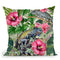Tropical Iguana I Throw Pillow By Andrea Haase