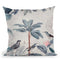 Tropical Journey Birds I Throw Pillow By Andrea Haase