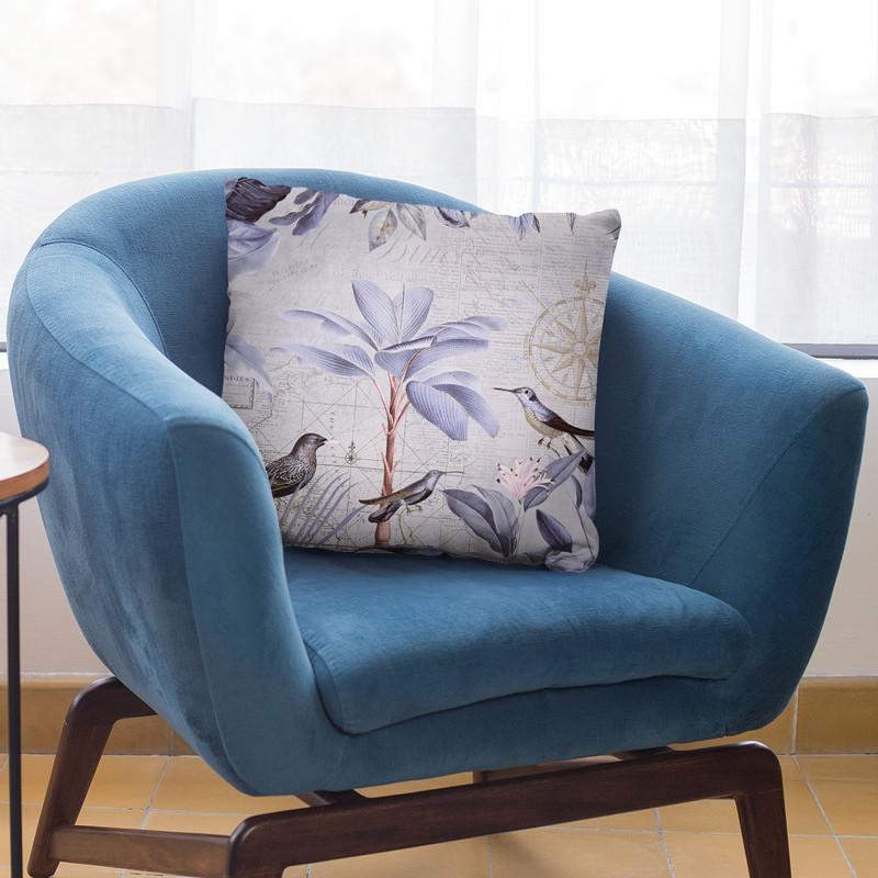Tropical Journey Birds Ii Throw Pillow By Andrea Haase
