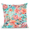 Tropical Jungle And Birds Iv Throw Pillow By Andrea Haase