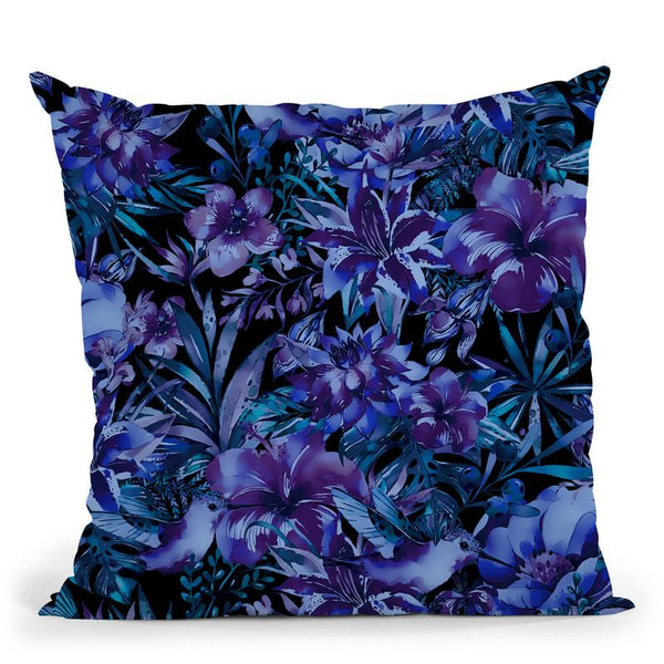 Tropical Jungle Birds Vii Throw Pillow By Andrea Haase