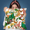 Tropical Parrots White Throw Pillow By Andrea Haase