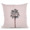 Tropical Pink Palm Throw Pillow By Andrea Haase