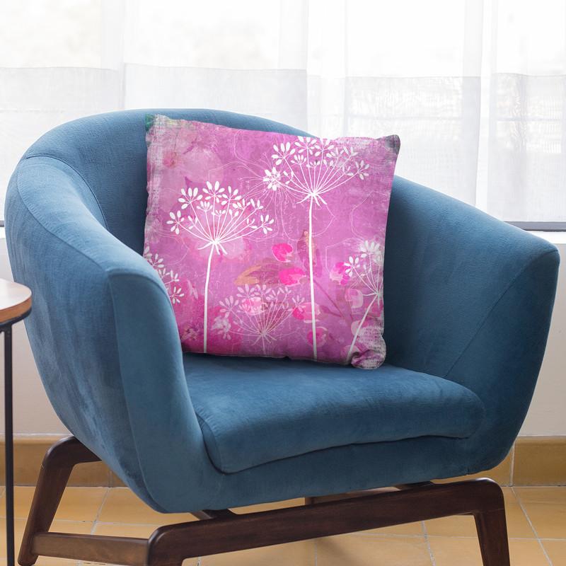 Tropical Pink Throw Pillow By Andrea Haase