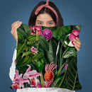Tropical Vibe Throw Pillow By Andrea Haase