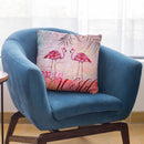 Tropical World Flamingo Throw Pillow By Andrea Haase