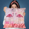 Tropical World Flamingo Throw Pillow By Andrea Haase
