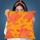Turrtle Tribal Throw Pillow By Andrea Haase