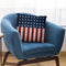 Usa Flag Jute Throw Pillow By Andrea Haase