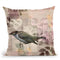 Vintage Bird Collage Throw Pillow By Andrea Haase