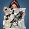 Vintage Bird Ii Throw Pillow By Andrea Haase