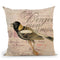 Vintage Bird Mon Amour Throw Pillow By Andrea Haase