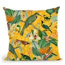 Vintage Birds Vi Throw Pillow By Andrea Haase