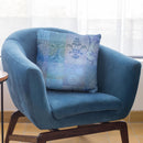 Vintage Blue I Throw Pillow By Andrea Haase