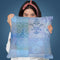 Vintage Blue I Throw Pillow By Andrea Haase