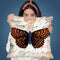 Vintage Butterfly I Throw Pillow By Andrea Haase