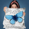 Vintage Butterfly Throw Pillow By Andrea Haase