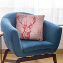 Vintage Deer Throw Pillow By Andrea Haase