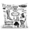 Vintage Fashion Throw Pillow By Andrea Haase