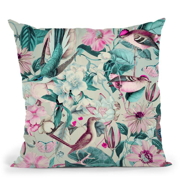 Vintage Flower Iii Throw Pillow By Andrea Haase