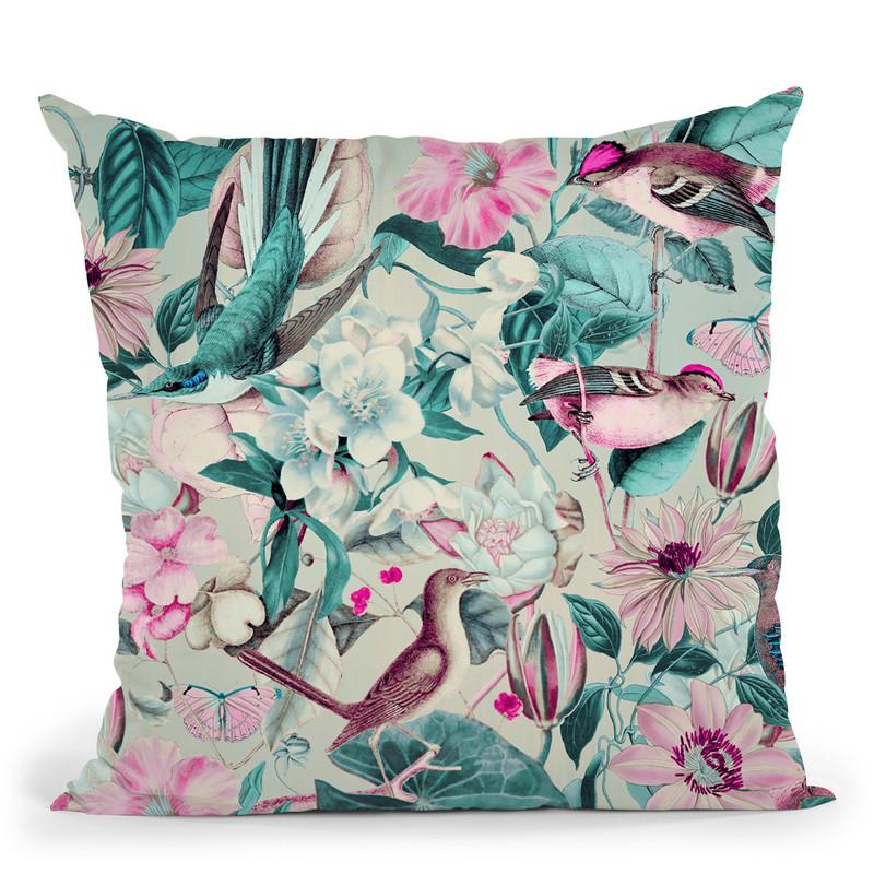 Vintage Flower Iii Throw Pillow By Andrea Haase