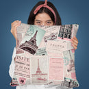 Vintage Postcards Ii Throw Pillow By Andrea Haase